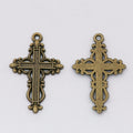 Zinc Alloy Cross Charm Pendant No.141119 for DIY Necklace Bracelet Jewelry Making view 3