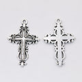 Zinc Alloy Cross Charm Pendant No.141119 for DIY Necklace Bracelet Jewelry Making view 2