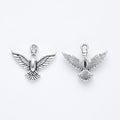 Zinc Alloy Eagle Charm Pendant No.141833 for DIY Necklace Bracelet Jewelry Making view 3