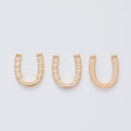 Zinc Alloy Horseshoe Charm Pendant No.025055 for DIY Necklace Bracelet Jewelry Making view 2