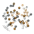 DIY Vintage Zinc Alloy Jewelry Findings 6mm Smooth Small Hole Beads For Bracelets Necklaces view 1