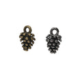 Zinc Alloy Pine Cone Charm Pendant No.665112 for DIY Necklace Bracelet Jewelry Making view 4