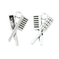Zinc Alloy Comb Charm Pendant No.257516 for DIY Necklace Bracelet Jewelry Making view 2