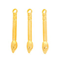 Zinc Alloy Calligraphy Brush Charm Pendant for DIY Necklace Bracelet Jewelry Making view 4