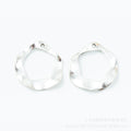 Zinc Alloy Circle Teardrop Charm Pendant for DIY Necklace Bracelet Jewelry Making view 4