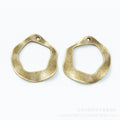 Zinc Alloy Circle Teardrop Charm Pendant for DIY Necklace Bracelet Jewelry Making view 5