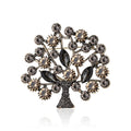 Alloy Rhinestone Money Tree Brooch For Women's Clothing Decoration view 1