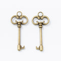 Zinc Alloy Key Charm Pendant No.339786 for DIY Necklace Bracelet Jewelry Making view 4