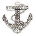 Zinc Alloy Anchor Charm Pendant No.524927 for DIY Necklace Bracelet Jewelry Making view 3