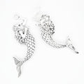 Zinc Alloy Mermaid Charm Pendant No.572122 for DIY Necklace Bracelet Jewelry Making view 3