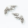 Zinc Alloy Handgun Charm Pendant No.859003 for DIY Necklace Bracelet Jewelry Making view 3