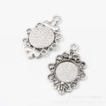 12mm Gold Zinc Alloy Charm Pendant for DIY Necklace Bracelet Jewelry Making view 2