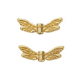 DIY Vintage Zinc Alloy Wing Hollow Spacer Beads For Bracelet Necklace Jewelry Accessories view 4