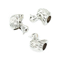 Vintage Zinc Alloy Duck Large Hole Bead For European Bracelet Necklace DIY Jewelry view 2