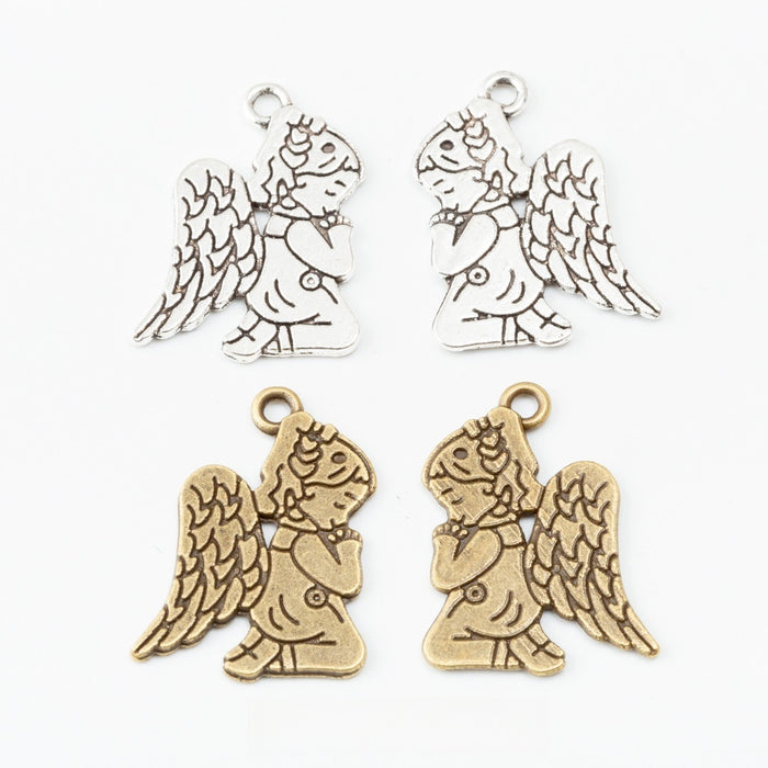 Zinc Alloy Angel Charm Pendant No.758530 for DIY Necklace Bracelet Jewelry Making