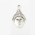 Zinc Alloy Buddha Head Charm Pendant No.221687 for DIY Necklace Bracelet Jewelry Making view 3