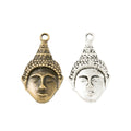 Zinc Alloy Buddha Head Charm Pendant No.221687 for DIY Necklace Bracelet Jewelry Making view 4