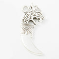 Zinc Alloy Dragon Tooth Charm Pendant for DIY Necklace Bracelet Jewelry Making view 3