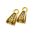 DIY Antique Zinc Alloy Three-Way Single Loop Perforated Melon Seed Beads For European Bracelets view 5