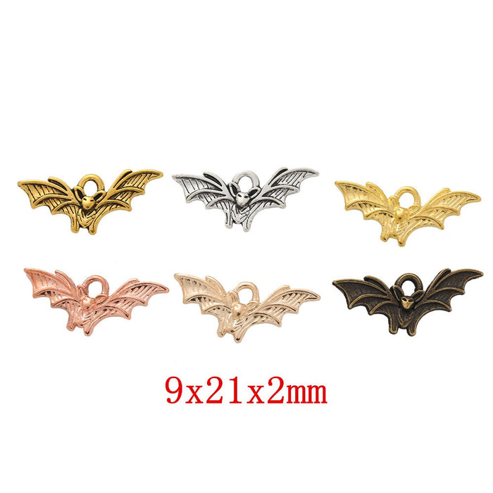 Zinc Alloy Bat Charm Pendant No.258907 for DIY Necklace Bracelet Jewelry Making