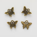 Zinc Alloy Butterfly Charm Pendant No.718028 for DIY Necklace Bracelet Jewelry Making view 3