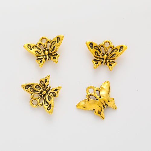 Zinc Alloy Butterfly Charm Pendant No.718028 for DIY Necklace Bracelet Jewelry Making