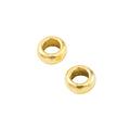 DIY Vintage Zinc Alloy 10mm Smooth Large Hole Beads For European Bracelet Necklace Jewelry view 2