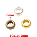 DIY Vintage Zinc Alloy 10mm Smooth Large Hole Beads For European Bracelet Necklace Jewelry view 1