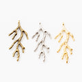 Zinc Alloy Tree Branch Charm Pendant for DIY Necklace Bracelet Jewelry Making view 5
