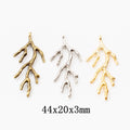 Zinc Alloy Tree Branch Charm Pendant for DIY Necklace Bracelet Jewelry Making view 1