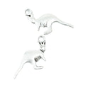 Antique Silver Zinc Alloy Kangaroo Charm Pendant for DIY Necklace Bracelet Jewelry Making view 2