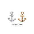 Zinc Alloy Anchor Charm Pendant No.548492 for DIY Necklace Bracelet Jewelry Making view 1