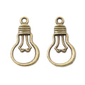 Zinc Alloy Light Bulb Charm Pendant No.662723 for DIY Necklace Bracelet Jewelry Making view 2