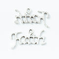 Zinc Alloy Faith Charm Pendant No.242586 for DIY Necklace Bracelet Jewelry Making view 3