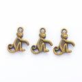 Zinc Alloy Monkey Charm Pendant for DIY Necklace Bracelet Jewelry Making view 3