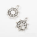 Zinc Alloy Spider Web Charm Pendant No.280849 for DIY Necklace Bracelet Jewelry Making view 2