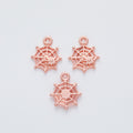 Zinc Alloy Spider Web Charm Pendant No.280849 for DIY Necklace Bracelet Jewelry Making view 3
