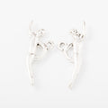 Antique Silver Zinc Alloy Swimmer Charm Pendant for DIY Necklace Bracelet Jewelry Making view 2
