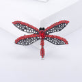 Creative Alloy Rhinestone Dragonfly Hollow Brooch Pin For Fashion Accessories view 6