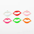 Zinc Alloy Lips Charm Pendant No.271602 for DIY Necklace Bracelet Jewelry Making view 2