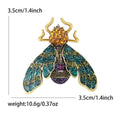 Alloy Enamel Insect Brooch Pin For Unisex Fashion Apparel view 5
