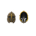 DIY Vintage Zinc Alloy Roman Helmet Small Hole Beads For Bracelet And Necklace Making view 3