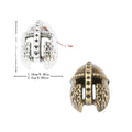 DIY Vintage Zinc Alloy Roman Helmet Small Hole Beads For Bracelet And Necklace Making view 1