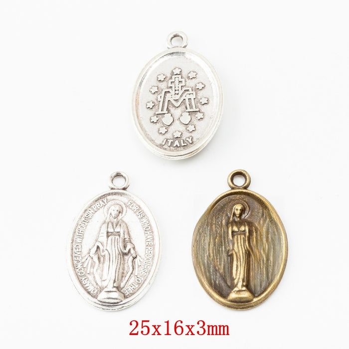 Zinc Alloy Jesus Charm Pendant No.647793 for DIY Necklace Bracelet Jewelry Making