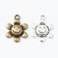 Zinc Alloy Sunflower Charm Pendant No.723713 for DIY Necklace Bracelet Jewelry Making view 1