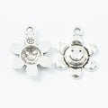 Zinc Alloy Sunflower Charm Pendant No.723713 for DIY Necklace Bracelet Jewelry Making view 3