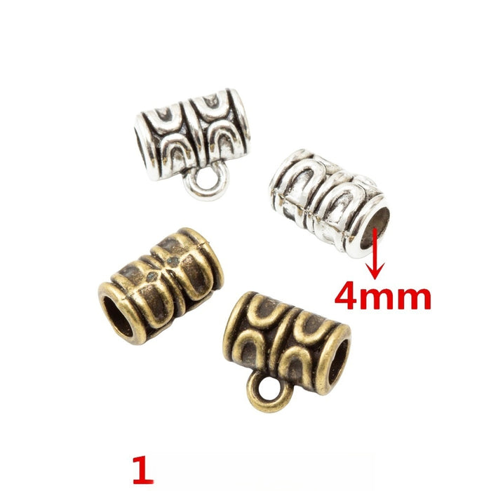 Vintage Zinc Alloy Single Dangle Large Hole Beads For European Bracelet Necklace