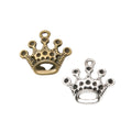 Zinc Alloy Crown Charm Pendant No.441921 for DIY Necklace Bracelet Jewelry Making view 4