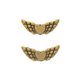 DIY Vintage Zinc Alloy Heart Love Wings Perforated Spacer Beads For Bracelet Necklace view 2