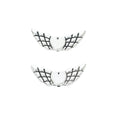 DIY Vintage Zinc Alloy Heart Love Wings Perforated Spacer Beads For Bracelet Necklace view 3
